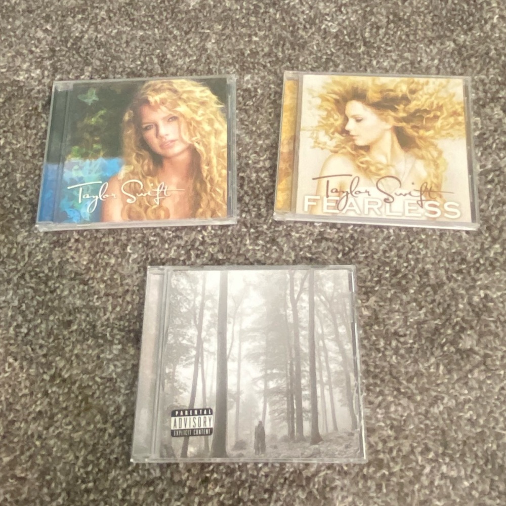 Bundle of Three Taylor Swift CDs